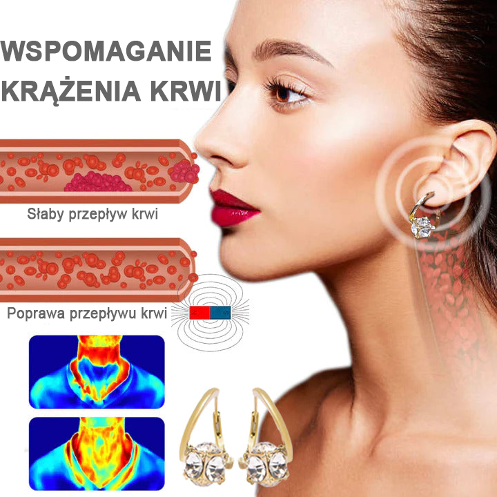 (🔥OSTATNI DZIEŃ WYPRZEDAŻY - 80% ZNIŻKI) Kolczyki Germanowe Histone Lymphvity MagneTherapy