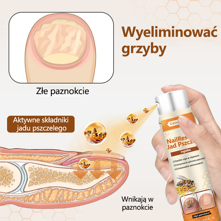 ✅【Oficjalny sklep flagowy】Timilk® spray z jadem pszczelim nailrescue