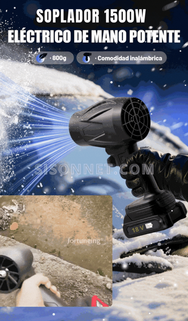 🌬️ Air Force® - Soplador Turbo Inalámbrico Limpieza Rápida (+ 2 Baterías y Maletín)⚡| Envios Perú